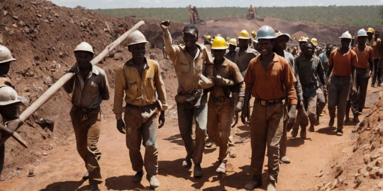 South African Miners Emerge Amid Growing Union Conflict